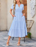 tiered-notched-short-sleeve-dress OhSoStyled at Sophia's Style-4